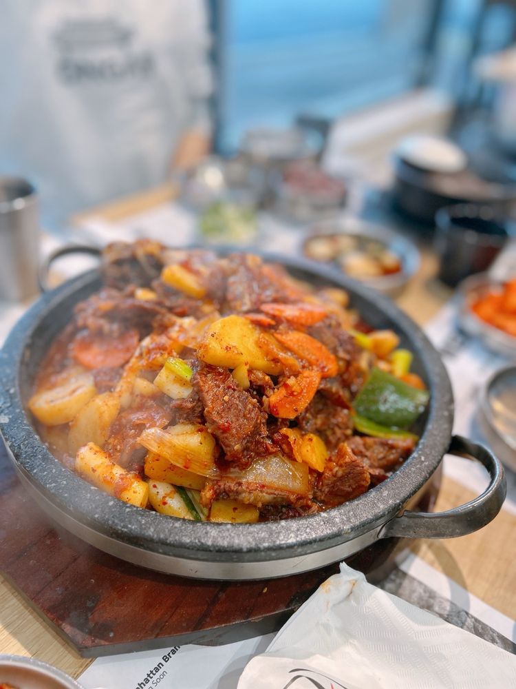 Onga's galbi-jjim, braised beef short ribs